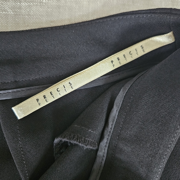 EUC Size 8P Precis Petite Black Suit - Picture 8 of 15